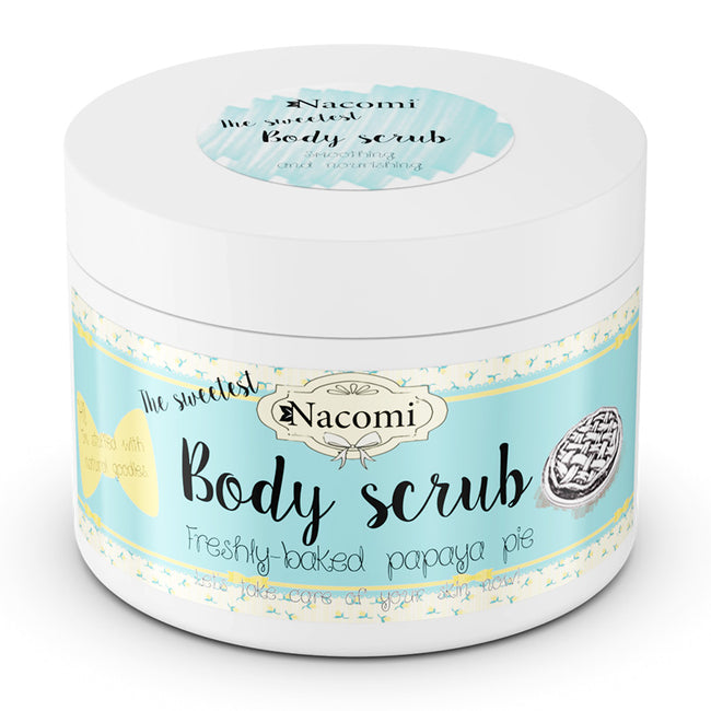 Nacomi Body Scrub peeling do ciała Świeże Ciasto z Papają 200g
