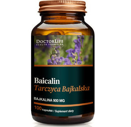 Doctor Life Baicalin tarczyca bajkalska 500mg suplement diety 100 kapsułek