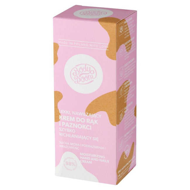 Body Boom Lekki nawilżający krem do rąk i paznokci 50ml