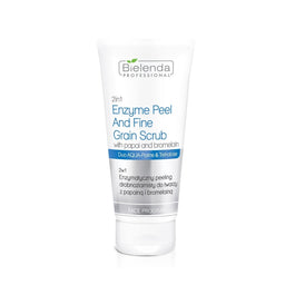 Bielenda Professional 2in1 Enzyme Peel & Fine Grain Scrub enzymatyczny peeling drobnoziarnisty do twarzy z papainą i bromelainą 150g