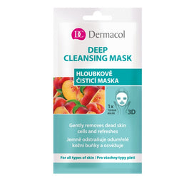 Dermacol 3D Deep Cleansing Mask głęboko oczyszczająca maseczka do twarzy w płachcie 15ml