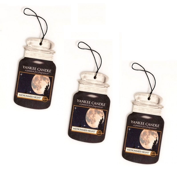Yankee Candle Car Jar Bonus Pack zestaw zapachów samochodowych Midsummer's Night 3sztuki