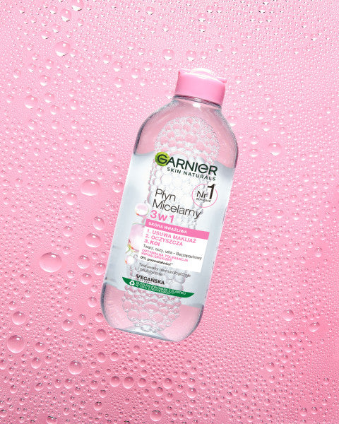 Garnier Skin Naturals płyn micelarny 3w1 skóra wrażliwa 400ml