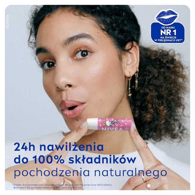 Nivea Daisy Duck Disney Edition pielęgnująca pomadka do ust 4.8g