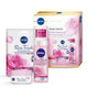 Nivea Rose Touch zestaw nawilżający żel-krem do twarzy 50ml + pianka oczyszczająca do twarzy 150ml + intensywnie nawilżająca maska w płachcie 1szt