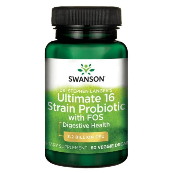 Swanson Ultimate 16 Strain Formula Fos suplement diety 60 kapsułek