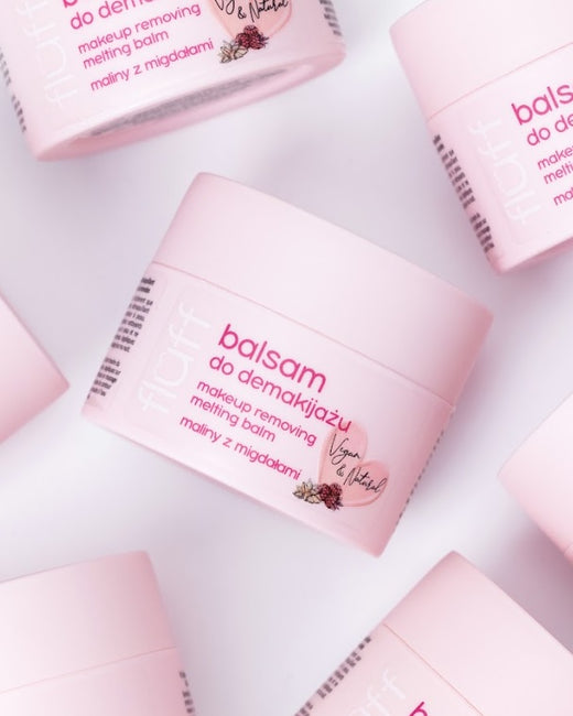 Fluff Makeup Removing Melting Balm balsam do demakijażu Maliny z Migdałami 50ml