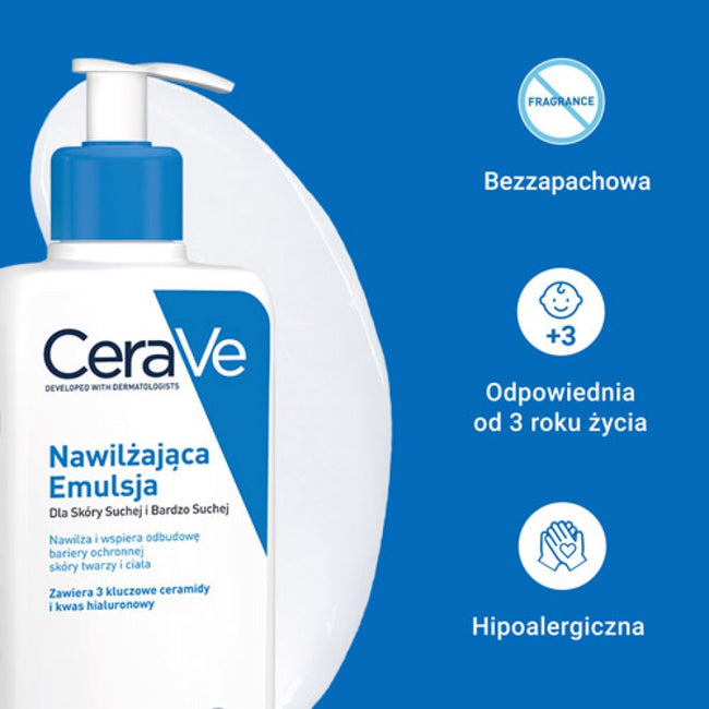 CeraVe Nawilżająca emulsja do suchej i bardzo suchej skóry 1000ml