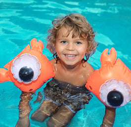 Sunnylife Sonny the Sea Creature rękawki do pływania Buddy Neon Orange