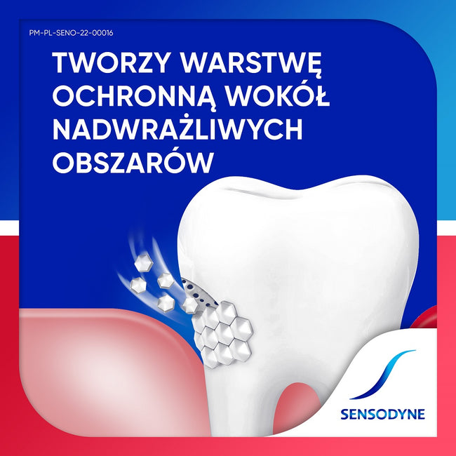 Sensodyne Nadwrażliwość & Dziąsła Mint pasta z fluorem do nadwrażliwych zębów i dziąseł o smaku miętowym 75ml