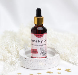 Nacomi Rose Hip Oil olej z dzikiej róży z pipetą 50ml