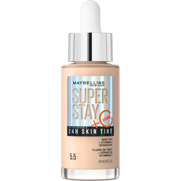 Maybelline Super Stay 24H Skin Tint długotrwały podkład rozświetlający z witaminą C 5.5 30ml