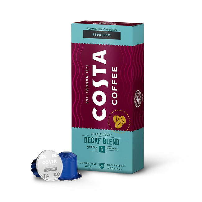 COSTA COFFEE The Decaf Blend Espresso bezkofeinowa kawa w kapsułkach 10szt.