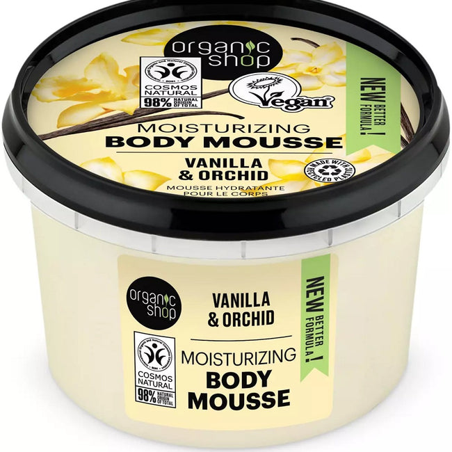 Organic Shop Moisturizing Body Mousse nawilżający mus do ciała Vanilla & Orchid 250ml
