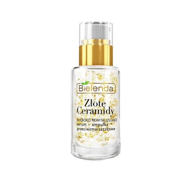 Bielenda Złote Ceramidy głęboko rewitalizujące serum-ampułka przeciwzmarszczkowe na dzień i noc 15ml
