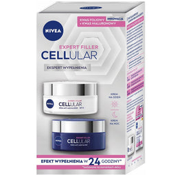 Nivea Cellular Expert Filler zestaw przeciwzmarszczkowy krem na dzień 50ml + przeciwzmarszczkowy krem na noc 50ml