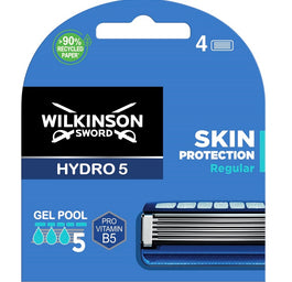Wilkinson Hydro 5 Skin Protection Regular zapasowe ostrza do maszynki do golenia dla mężczyzn 4szt