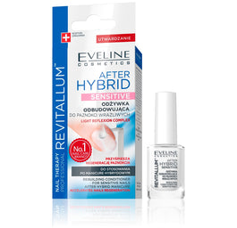 Eveline Cosmetics Nail Therapy Professional Revitallum After Hybrid Sensitive odżywka odbudowująca do paznokci wrażliwych 12ml