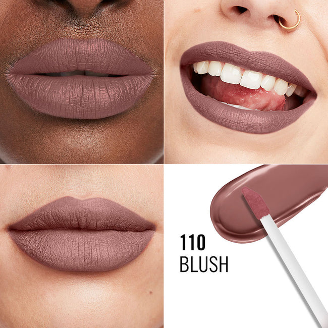 Rimmel Lasting Mega Matte długotrwała matowa pomadka w płynie do ust 110 Blush 7.4ml
