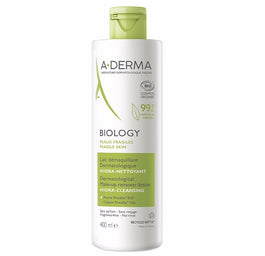 A-Derma Biology Hydra-Cleansing Dermatological Make-up Remover Lotion mleczko oczyszczające 400ml