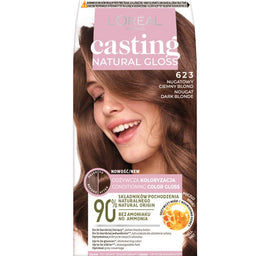 L'Oreal Paris Casting Natural Gloss farba do włosów 623 Nugatowy Ciemny Blond