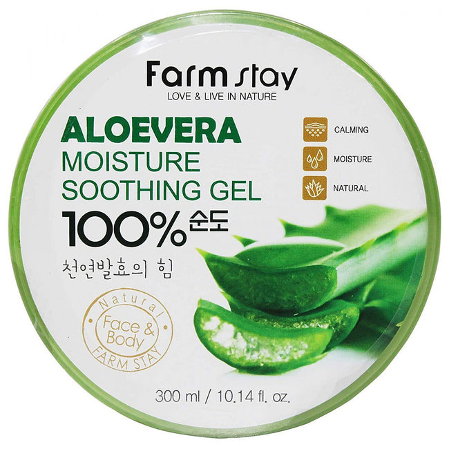 FarmStay Aloevera Moisture Soothing Gel koreański aloesowy żel 300ml