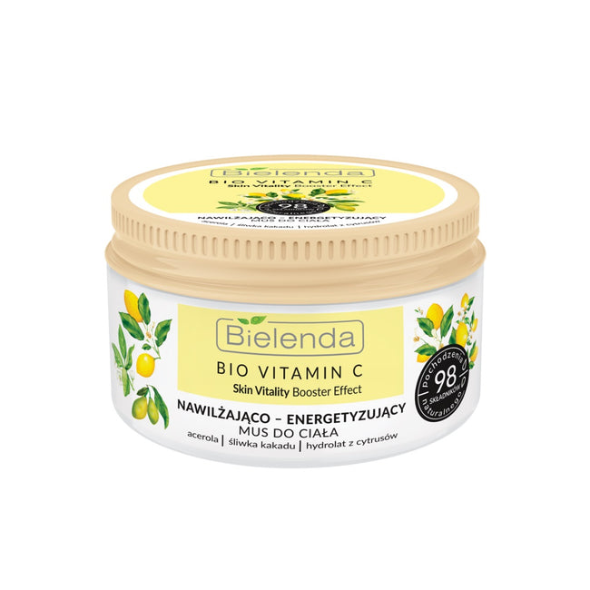 Bielenda Bio Vitamin C nawilżająco-energetyzujący mus do ciała 250g