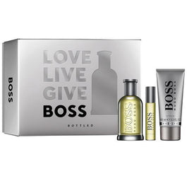 Hugo Boss Bottled zestaw woda toaletowa spray 100ml + woda toaletowa spray 10ml + żel pod prysznic 100ml