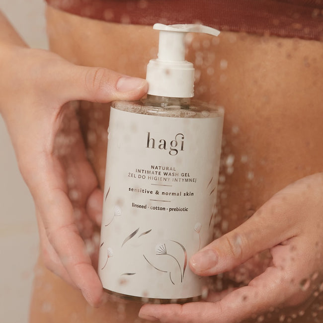 Hagi Naturalny żel do higieny intymnej Len i Bawełna 300ml