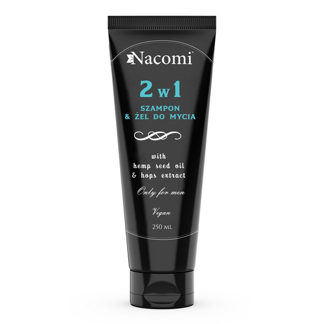 Nacomi Only for Men szampon i żel do mycia dla mężczyzn 2w1 250ml