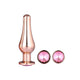 Dream Toys Gleaming Love Rose Gold Pleasure Plug Set zestaw korków analnych 3szt.