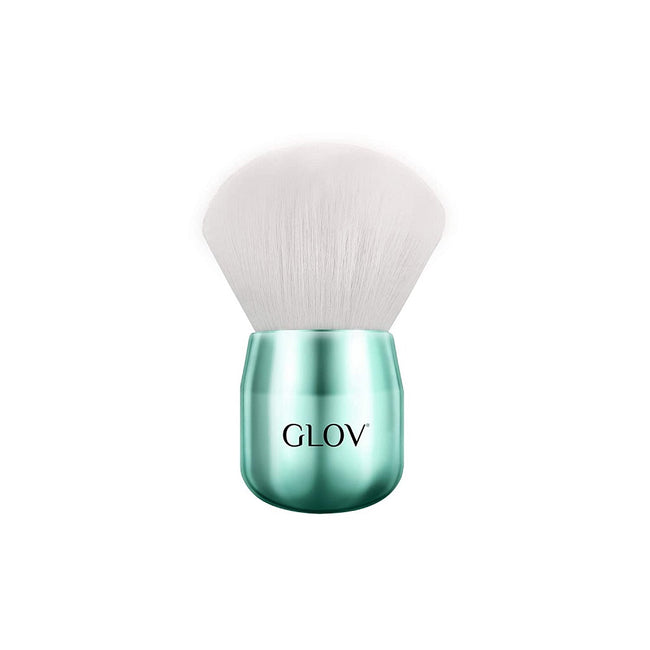 Glov Matcha Latte zestaw Moon Pads waciki do demakijażu 5szt + Kabuki Brush pędzel do makijażu + woreczek