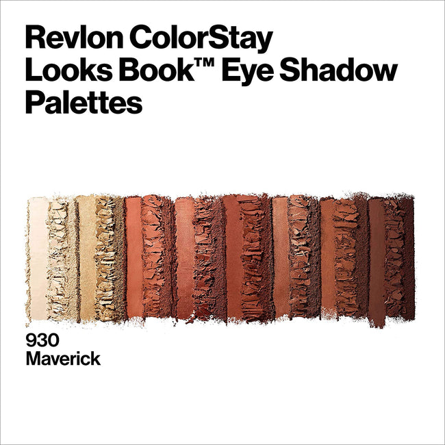 Revlon Colorstay Looks Book Eyeshadow Pallete paletka cieni do powiek 930 Maverick 3.4g