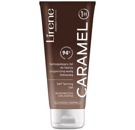 Lirene Perfect Tan samoopalający żel do twarzy z organiczną wodą kokosową Caramel 150ml