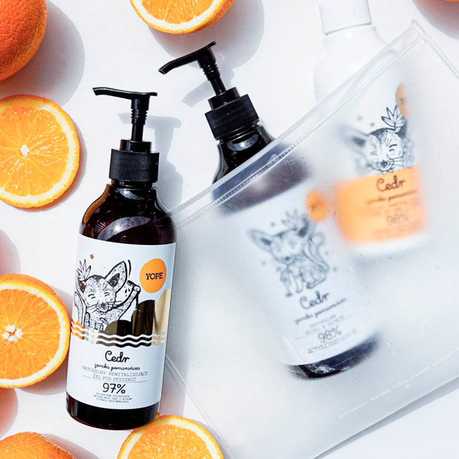 Yope Naturalne mydło do rąk Cedr i Gorzka Pomarańcza 500ml