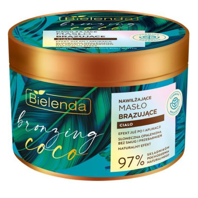 Bielenda Bronzing Coco nawilżające brązujące masło do ciała 200ml