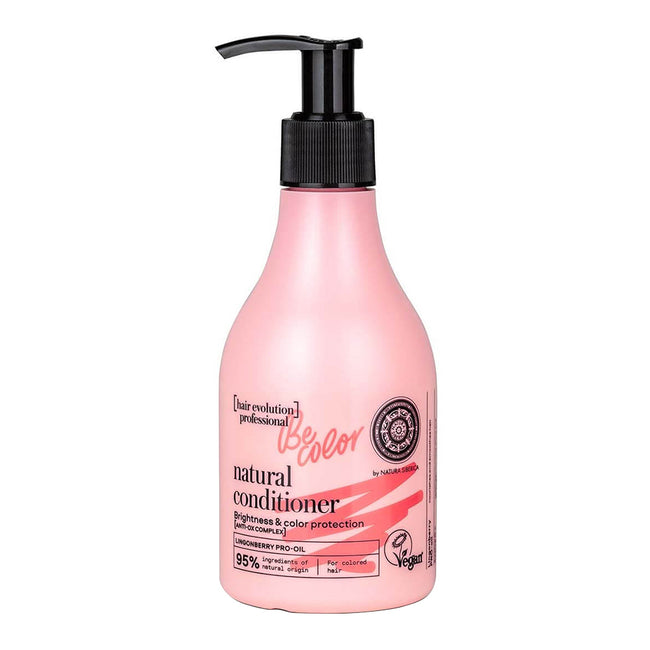 Natura Siberica Hair Evolution Be Color Natural Conditioner naturalna wegańska odżywka do włosów farbowanych 245ml