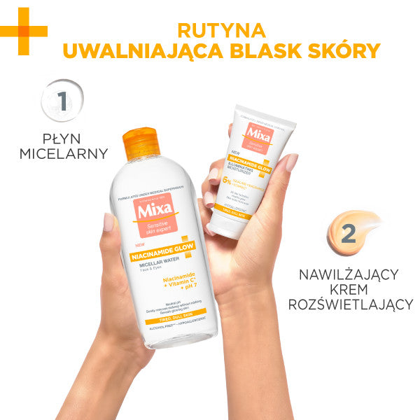 MIXA Niacinamide Glow płyn micelarny z niacynamidem i witaminą C 400ml