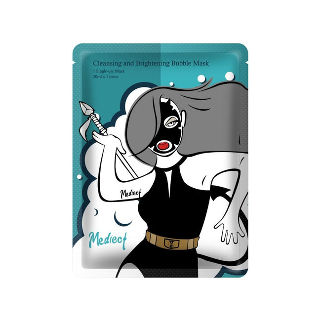 Mediect Cleansing And Brightening Bubble Mask oczyszczająco-rozświetlająca bąbelkowa maska do twarzy