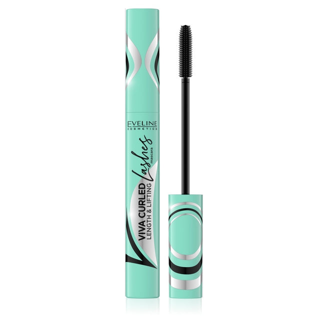 Eveline Cosmetics Viva Curled Lashes Mascara wydłużający tusz do rzęs Black 10ml
