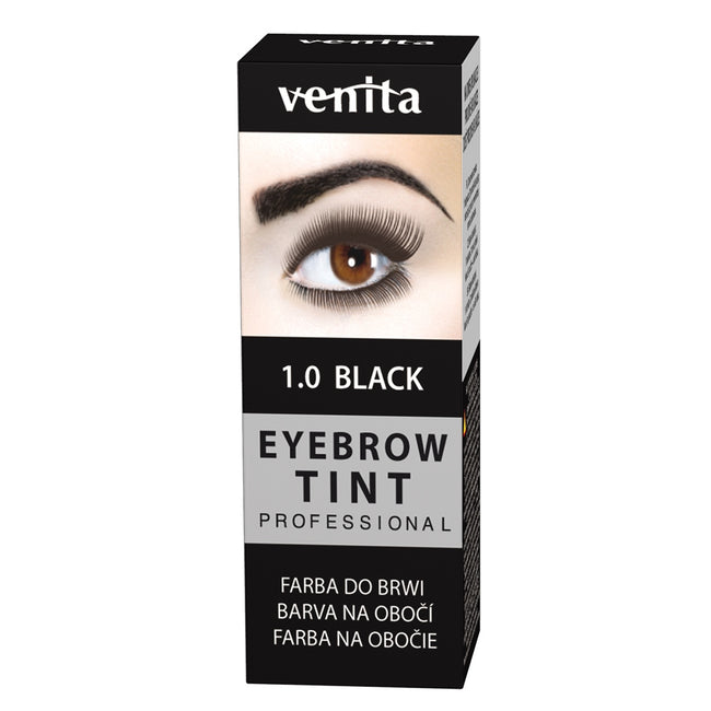 Venita Professional Eyebrow Tint farba do brwi w proszku 1.0 Black
