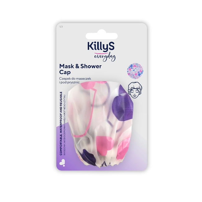 KillyS Mask & Shower Cap czepek do maseczek i pod prysznic Serca