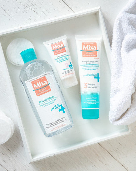 MIXA Złuszczający peeling-maska bez granulek przeciw niedoskonałościom 150ml