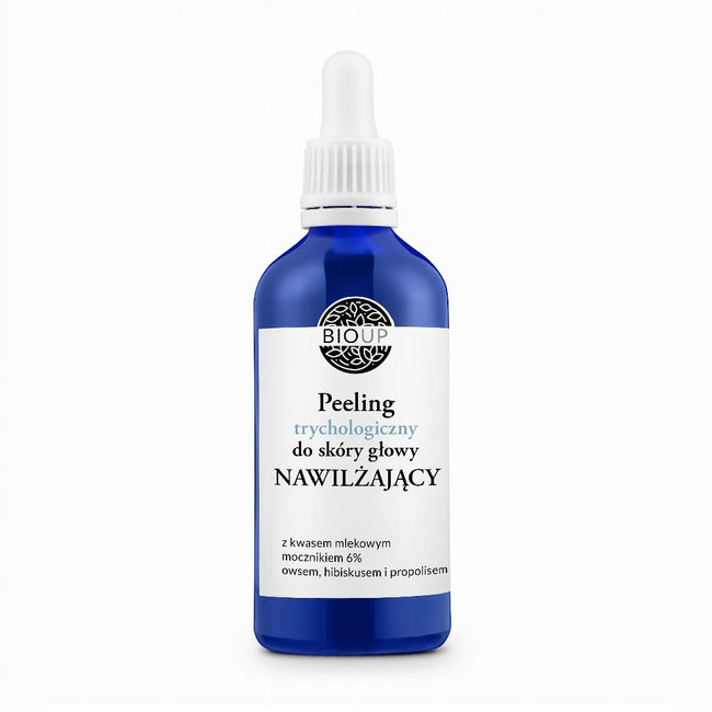 Bioup Peeling trychologiczny do skóry głowy nawilżający z hibiskusem i mocznikiem 6% 100ml