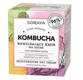 Soraya Kombucha nawilżający krem na dzień cera normalna i sucha 75ml