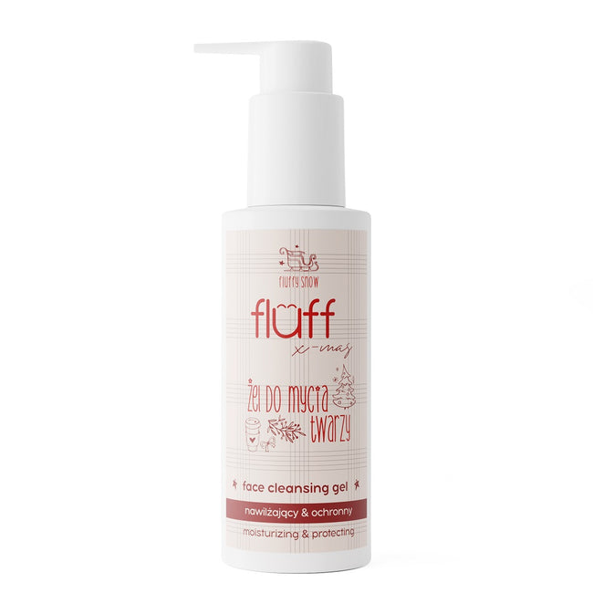 Fluff Fluffy Snow Face Care zestaw maseczka do twarzy 30ml + krem do twarzy 30ml + żel do mycia twarzy 100ml