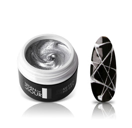 Silcare The Garden of Colour Geometric Hybrid Gel żel hybrydowy do zdobień Silver 5g