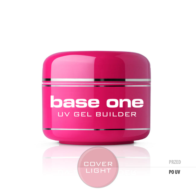 Silcare Gel Base One Cover Light maskujący żel UV do paznokci 15g