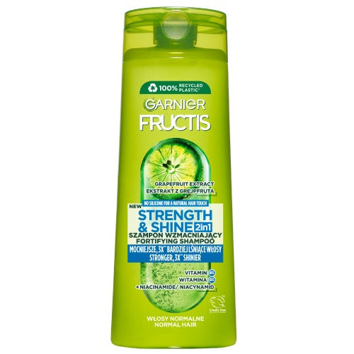 Garnier Strength & Shine 2in1 szampon wzmacniający do włosów normalnych 400ml