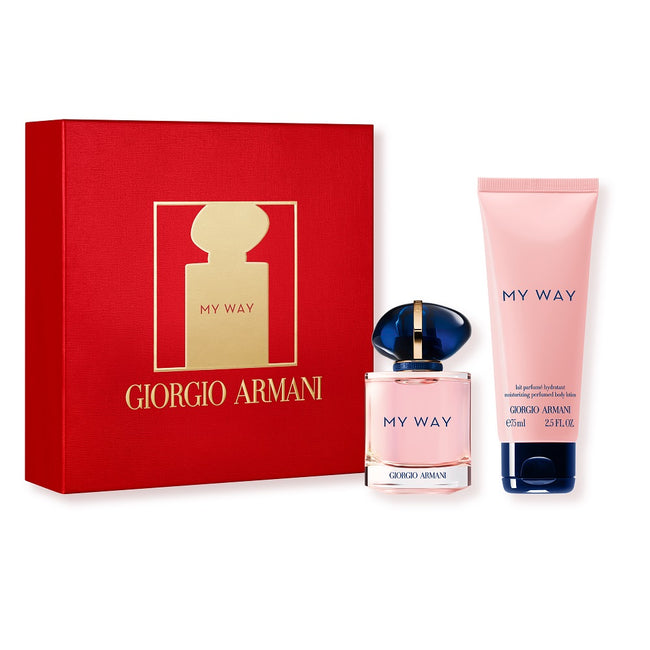 Giorgio Armani My Way zestaw woda perfumowana spray 30ml + balsam do ciała 75ml